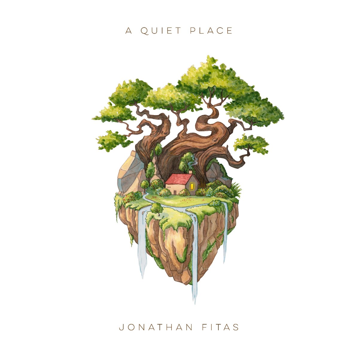 A Quiet Place by Jonathan Fitas — watercolour cover by Sophia Vesna